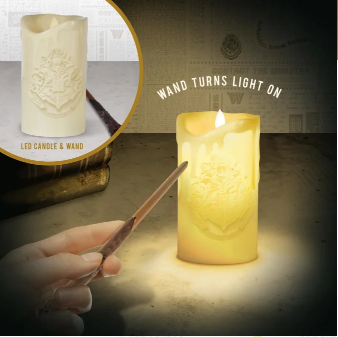 Lampe Harry Potter Lumière de bougie avec baguettes de contrôle