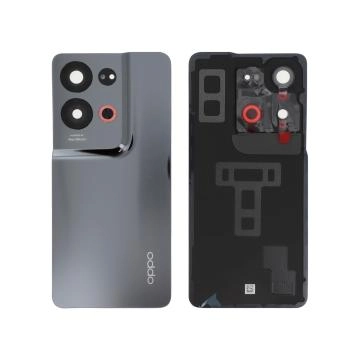 Cache Batterie Vitre Arrière Premium Nebula Silver pour OPPO Reno 12