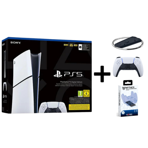 Pack Playstation 5 Slim Digitale + Socle + Dualsense + Dock de charge